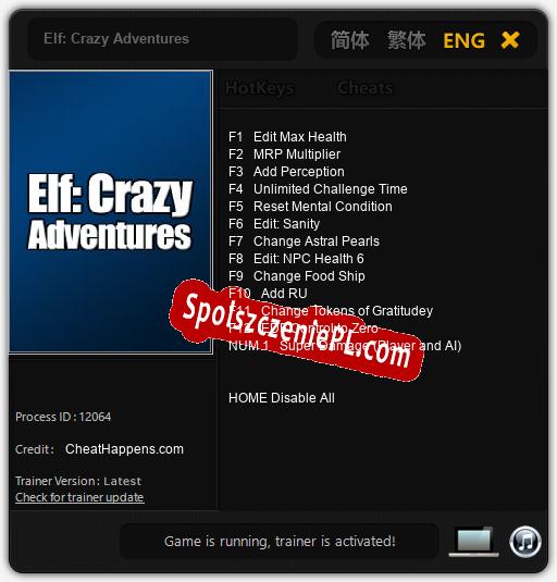 Elf: Crazy Adventures: Cheats, Trainer +13 [CheatHappens.com]