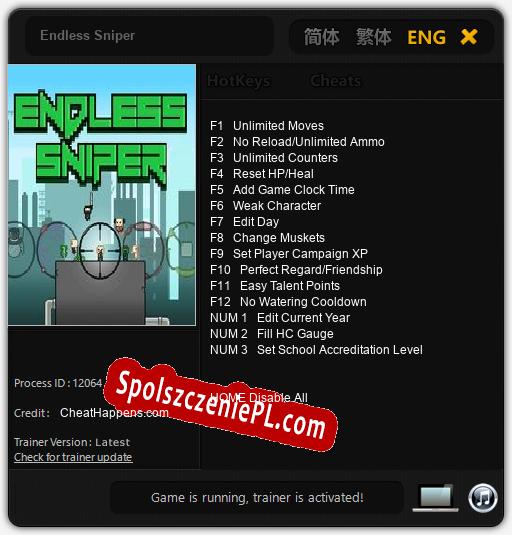 Endless Sniper: Cheats, Trainer +15 [CheatHappens.com]