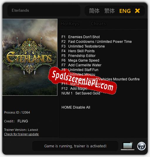 Eterlands: Trainer +13 [v1.4]