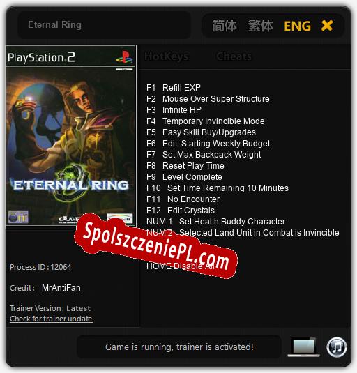 Eternal Ring: Trainer +14 [v1.3]