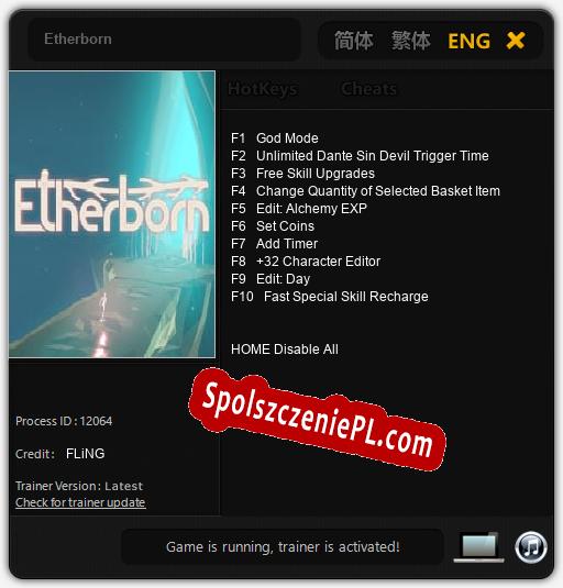 Etherborn: Treinador (V1.0.86)