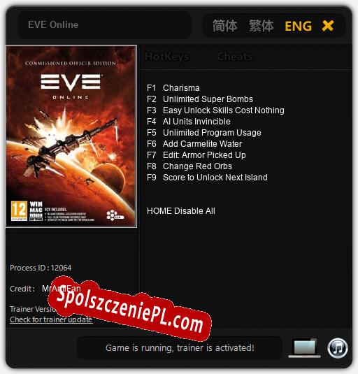 EVE Online: Cheats, Trainer +9 [MrAntiFan]