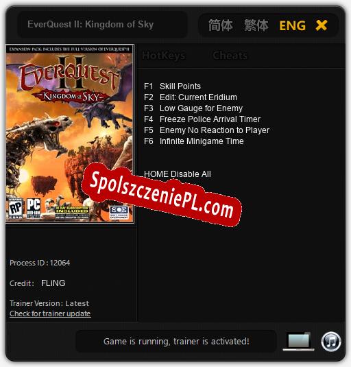 EverQuest II: Kingdom of Sky: Trainer +6 [v1.7]