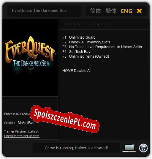 EverQuest: The Darkened Sea: Cheats, Trainer +5 [MrAntiFan]