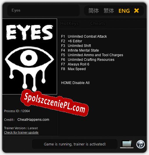 Eyes: Treinador (V1.0.50)