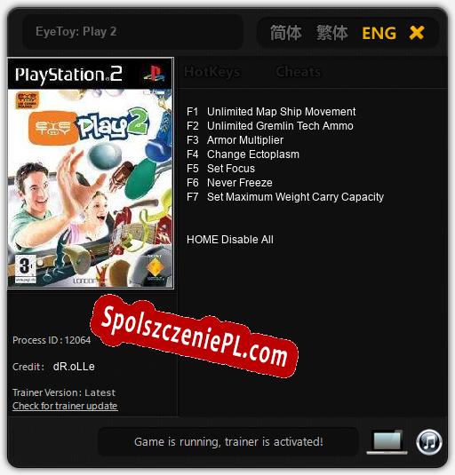 EyeToy: Play 2: Treinador (V1.0.31)