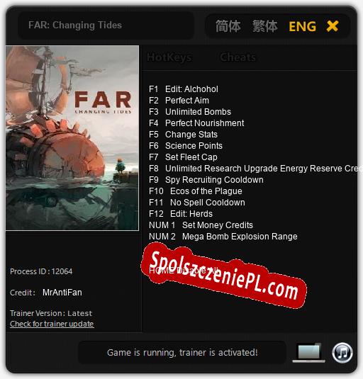 FAR: Changing Tides: Trainer +14 [v1.5]