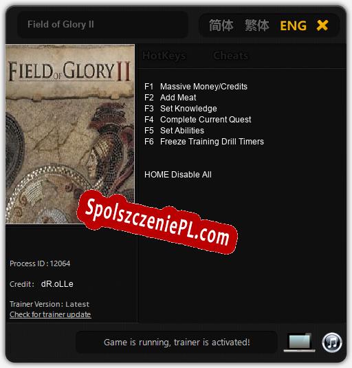 Field of Glory II: Treinador (V1.0.81)