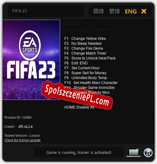 FIFA 23: Trainer +12 [v1.9]