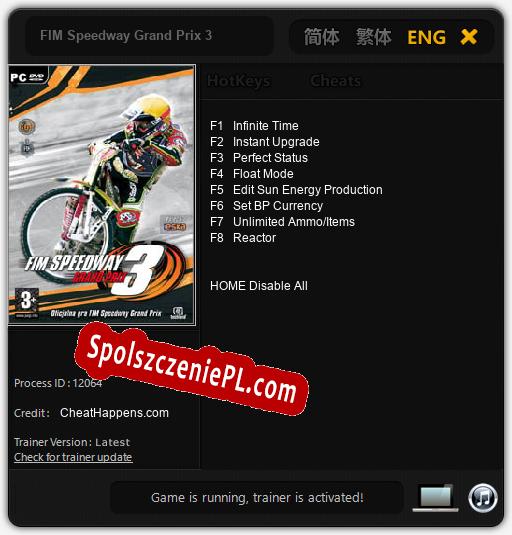 FIM Speedway Grand Prix 3: Treinador (V1.0.26)