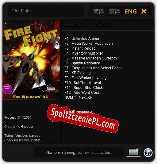 Fire Fight: Trainer +13 [v1.5]