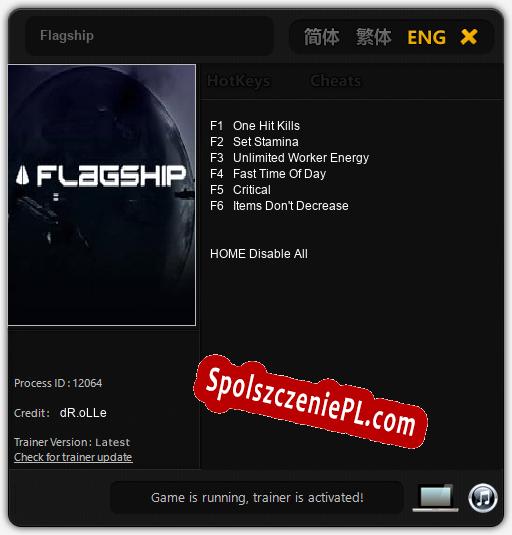 Flagship: Cheats, Trainer +6 [dR.oLLe]