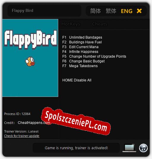 Flappy Bird: Treinador (V1.0.79)