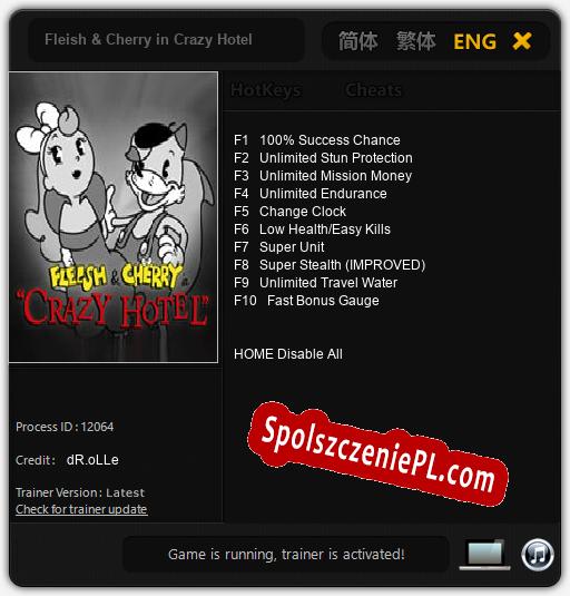 Fleish & Cherry in Crazy Hotel: Cheats, Trainer +10 [dR.oLLe]