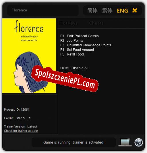 Florence: Treinador (V1.0.26)