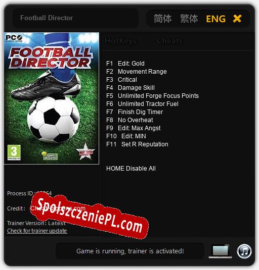 Treinador liberado para Football Director [v1.0.8]