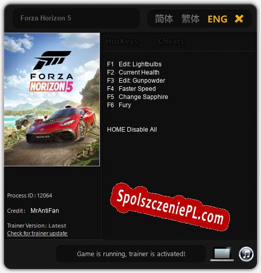 Forza Horizon 5: Cheats, Trainer +6 [MrAntiFan]