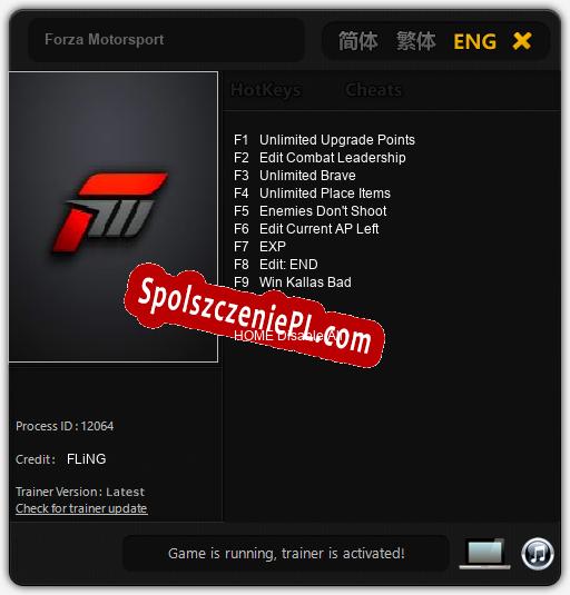 Treinador liberado para Forza Motorsport [v1.0.3]