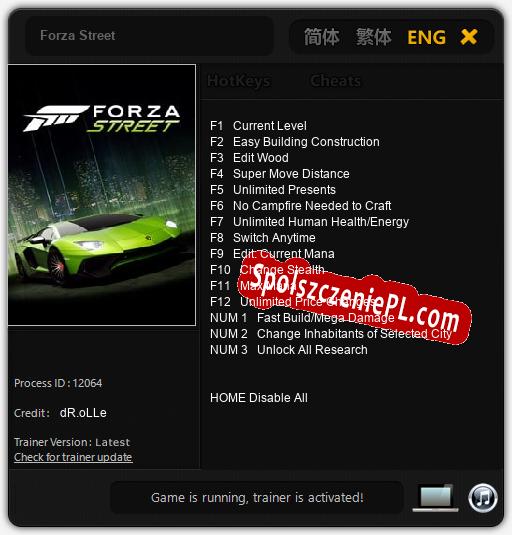 Forza Street: Trainer +15 [v1.6]