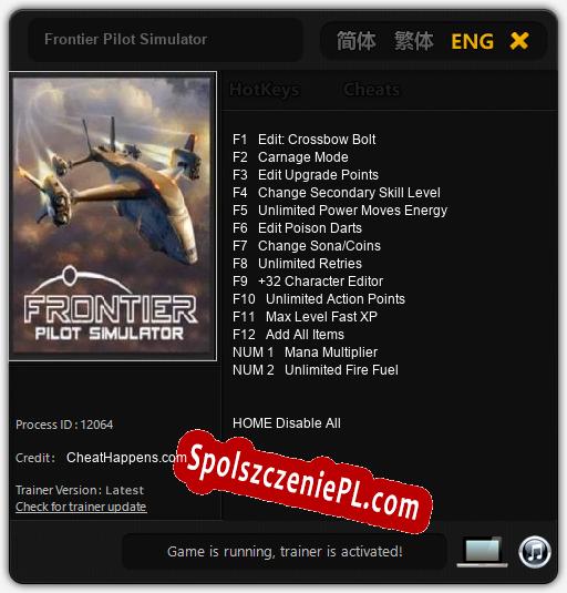 Frontier Pilot Simulator: Treinador (V1.0.39)