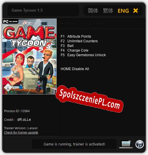 Game Tycoon 1.5: Trainer +5 [v1.5]