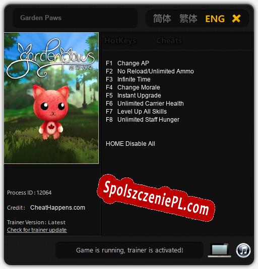 Treinador liberado para Garden Paws [v1.0.4]