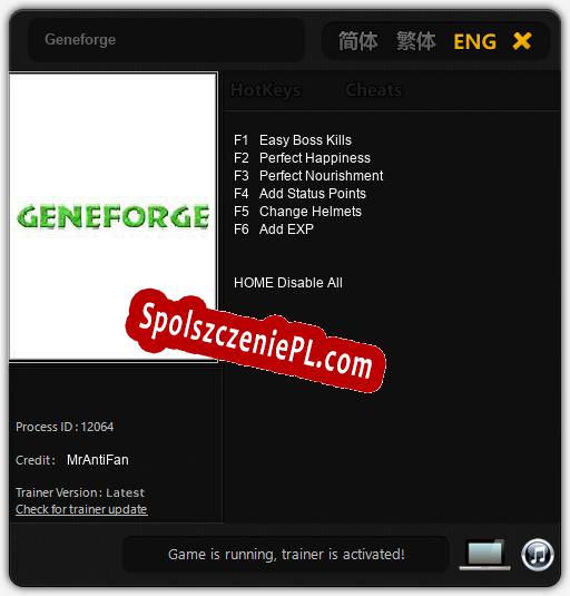 Geneforge: Cheats, Trainer +6 [MrAntiFan]