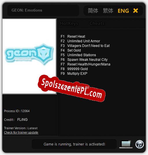 GEON: Emotions: Treinador (V1.0.4)