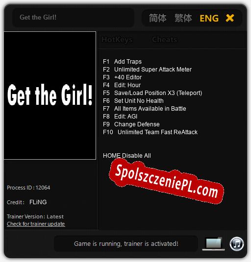 Get the Girl!: Trainer +10 [v1.3]