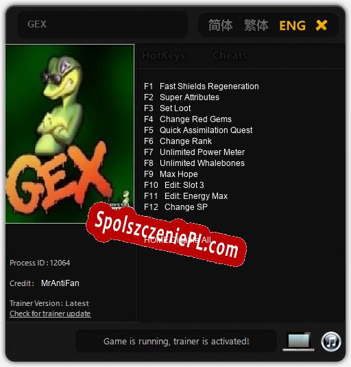 GEX: Treinador (V1.0.94)