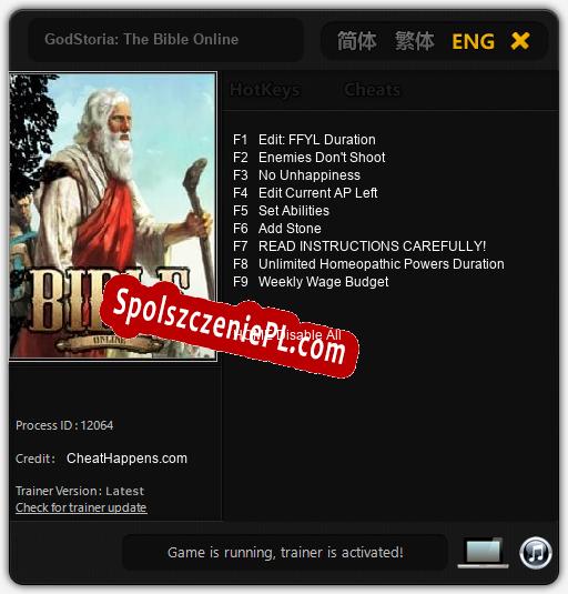 Treinador liberado para GodStoria: The Bible Online [v1.0.3]