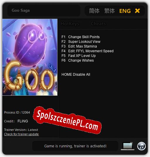 Goo Saga: Trainer +6 [v1.4]