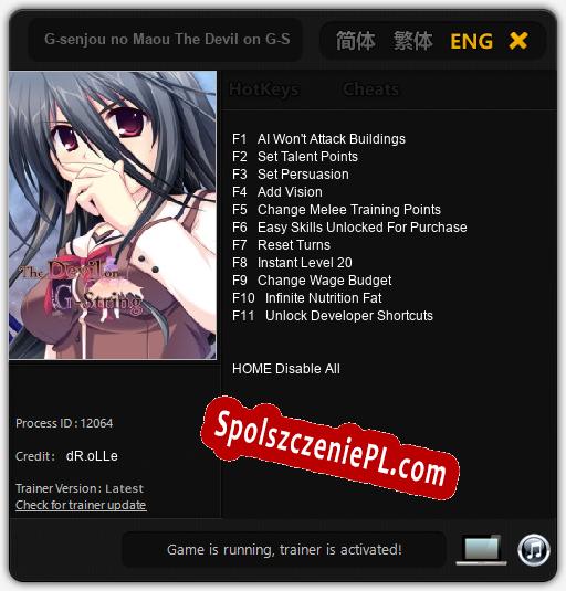 Treinador liberado para G-senjou no Maou The Devil on G-String [v1.0.6]