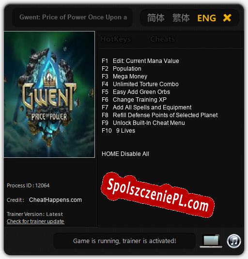 Gwent: Price of Power Once Upon a Pyre: Cheats, Trainer +10 [CheatHappens.com]