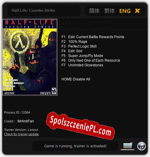 Half-Life: Counter-Strike: Treinador (V1.0.21)