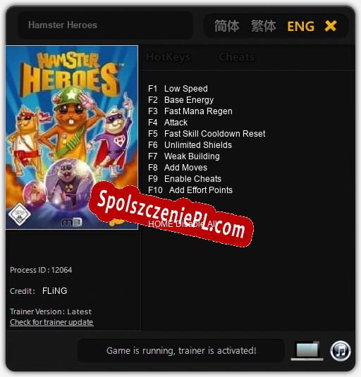 Hamster Heroes: Cheats, Trainer +10 [FLiNG]