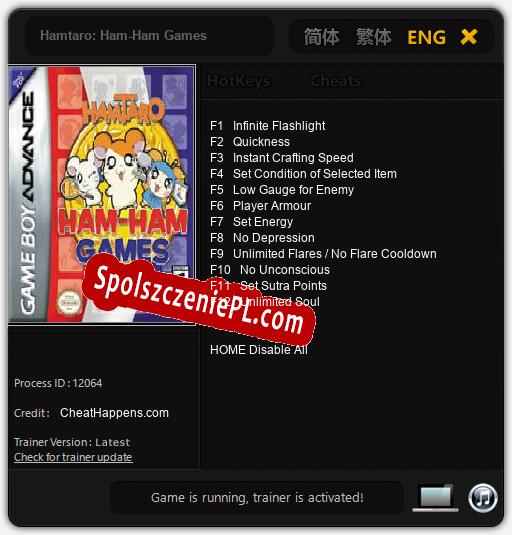 Hamtaro: Ham-Ham Games: Trainer +12 [v1.4]