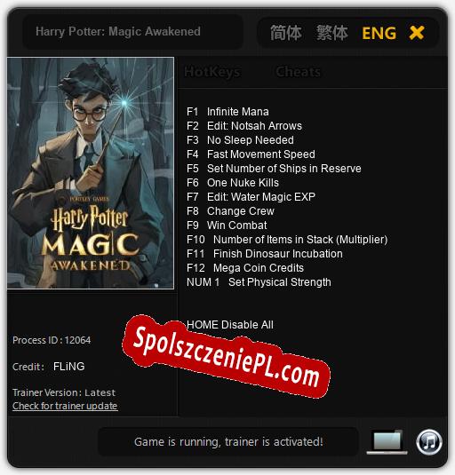 Harry Potter: Magic Awakened: Trainer +13 [v1.3]