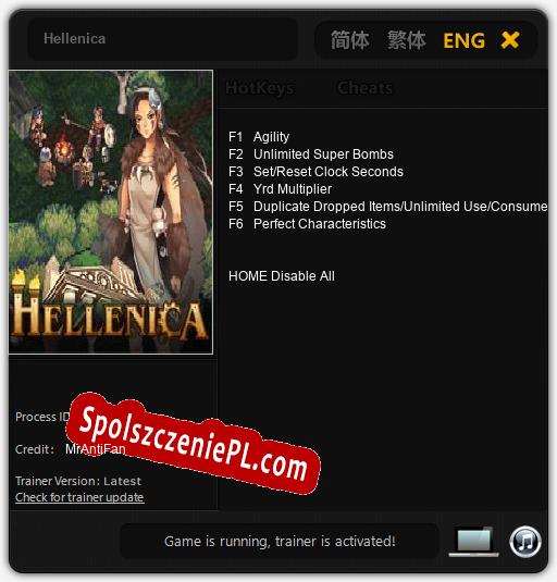 Hellenica: Cheats, Trainer +6 [MrAntiFan]