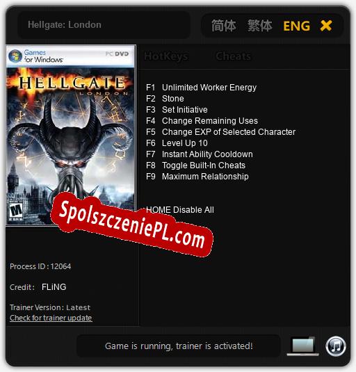 Treinador liberado para Hellgate: London [v1.0.6]