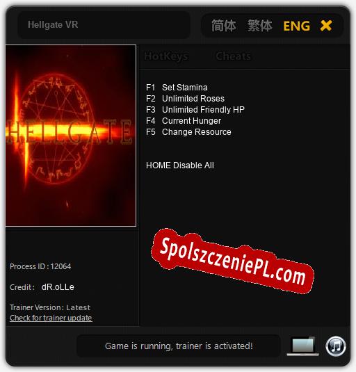 Hellgate VR: Trainer +5 [v1.4]