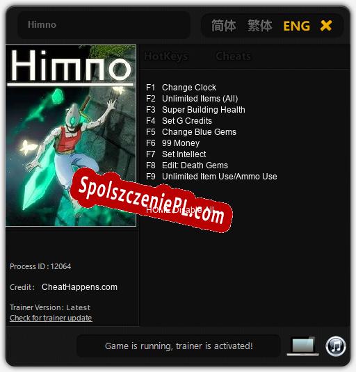 Himno: Cheats, Trainer +9 [CheatHappens.com]