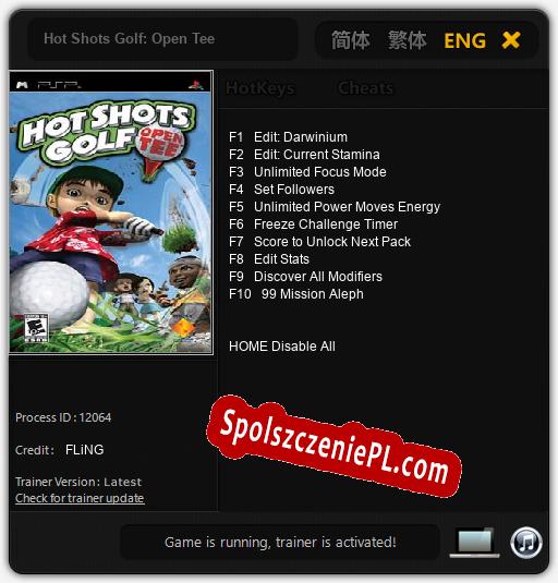 Hot Shots Golf: Open Tee: Cheats, Trainer +10 [FLiNG]