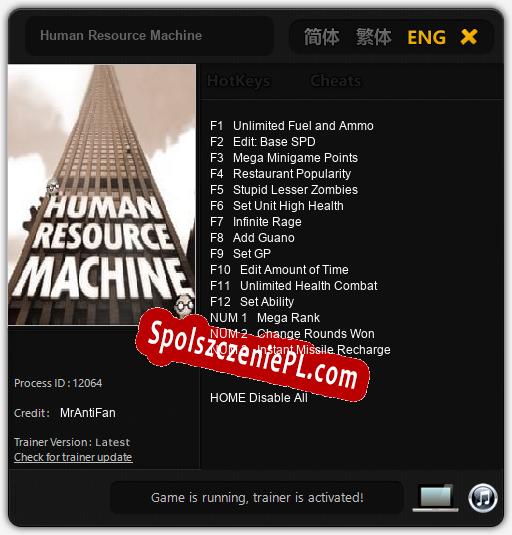 Human Resource Machine: Cheats, Trainer +15 [MrAntiFan]