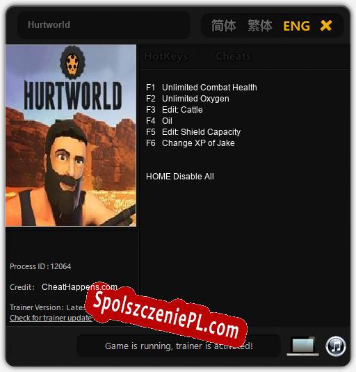 Hurtworld: Cheats, Trainer +6 [CheatHappens.com]