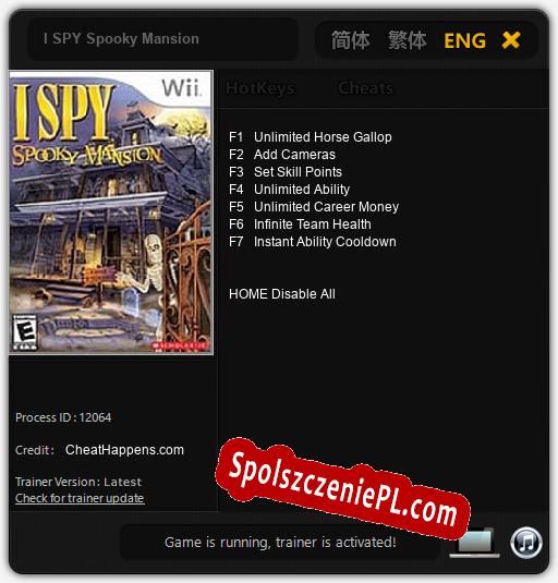 I SPY Spooky Mansion: Trainer +7 [v1.1]