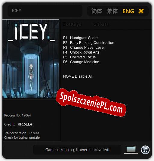 ICEY: Treinador (V1.0.10)