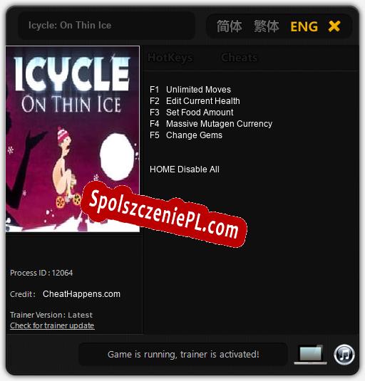 Treinador liberado para Icycle: On Thin Ice [v1.0.2]