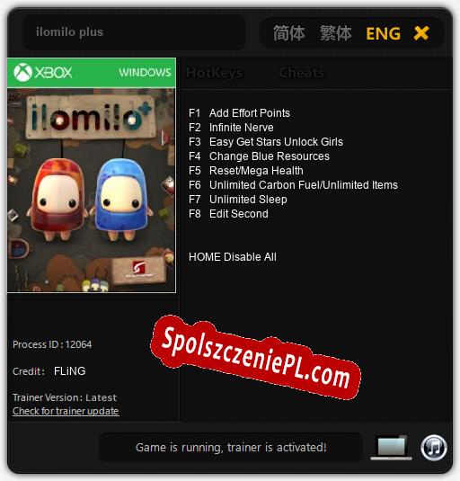 ilomilo plus: Trainer +8 [v1.7]