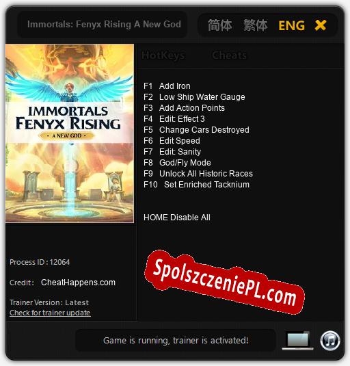 Immortals: Fenyx Rising A New God: Cheats, Trainer +10 [CheatHappens.com]